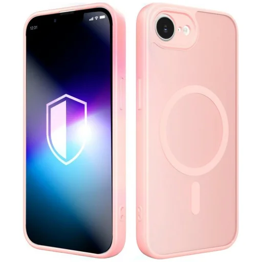 iPhone 16e / 17e 3MK Misty MagCase ružové (matné) puzdro - 1