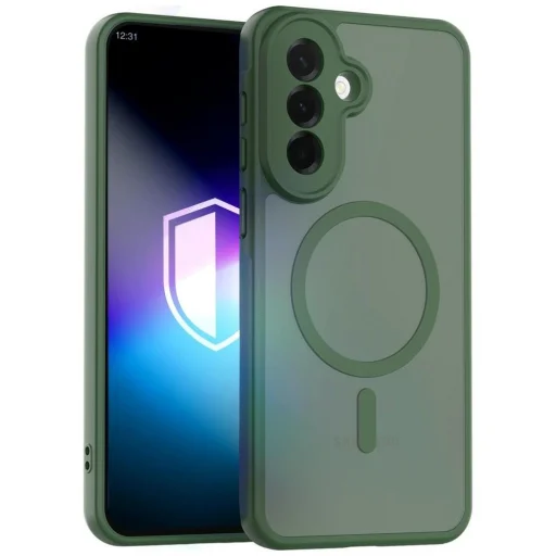 Samsung Galaxy A37 3MK Misty MagCase zöld tok - 1