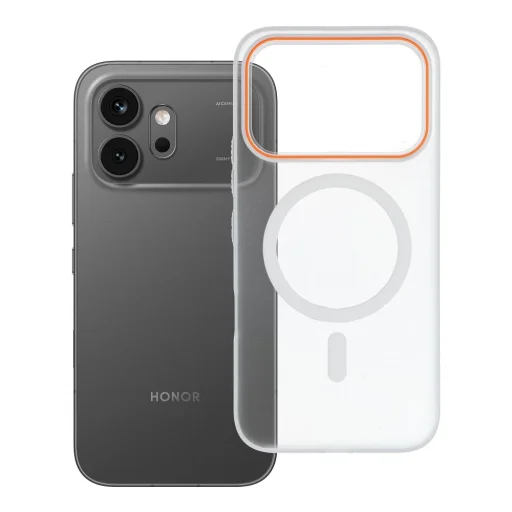 Honor 600 / 600 Pro Go Orange priehľadný kryt kompatibilný s MagSafe - 7