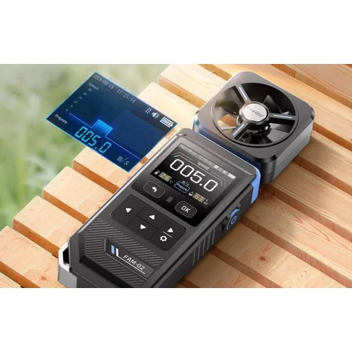 Digitálny anemometer FNIRSI FAM-02 - 8