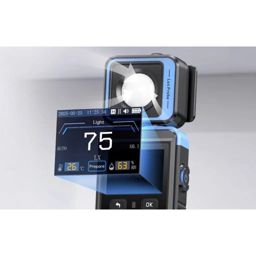 FNIRSI Luxmeter s farebným displejom FPM-02 - 5