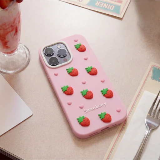 iPhone 11 jahodovo ružové puzdro - 6