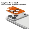 iPhone 17 Pro / iPhone 17 Pro Max Modré ochranné sklo Torras - Lensguard Ochrana fotoaparátu thumbnail