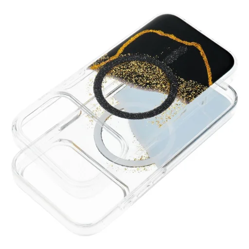 iPhone 17 Golden čierny kryt kompatibilný s MagSafe - 2