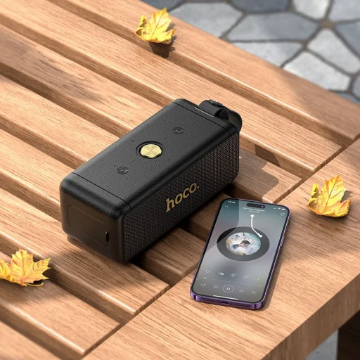 Hoco HT1 Pro bezdrôtový Bluetooth reproduktor 2x 8W 4 hodiny čierny - 5