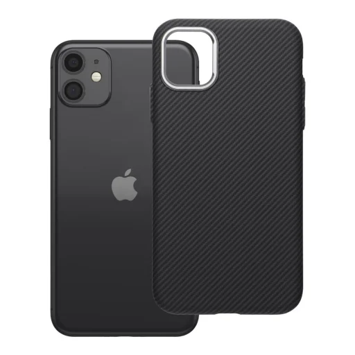 iPhone 11 Kevlar MagSafe kompatibilný čierny kryt - 6