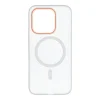 Priehľadné puzdro MagSafe kompatibilné s Honor 600 Lite Go Orange thumbnail