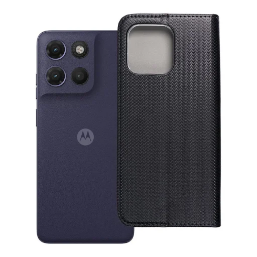 Motorola Moto G17 Power Smart Case Book fekete tok - 7