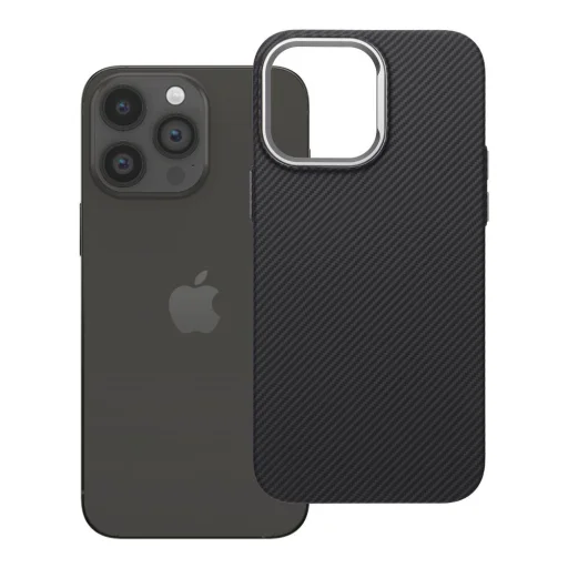 iPhone 14 Pro Max kevlarové puzdro kompatibilné s MagSafe čierne - 7