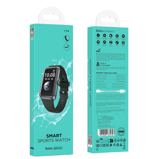 Hoco Y34 1,47" IP67 smart hodinky s funkciou volania, čierne - 6