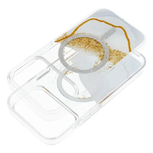 iPhone 17 Pro Arany MagSafe-kompatibilis fehér tok - 2