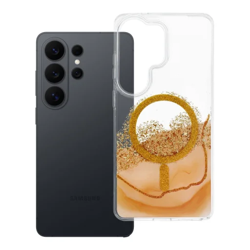 Samsung Galaxy S26 Ultra zlaté puzdro Golden kompatibilné s MagSafe - 1