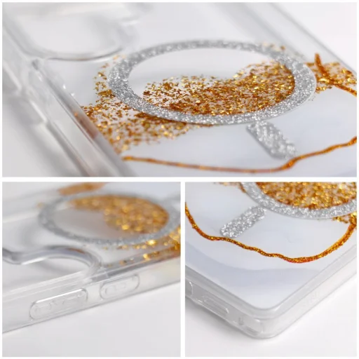 Samsung Galaxy S26 Golden čierny kryt kompatibilný s MagSafe - 6