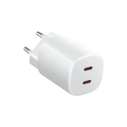 Xiaomi MDY-19-EG 2xUSB-C 45W Nano Turbo sieťový nabíjací adaptér biely - 1
