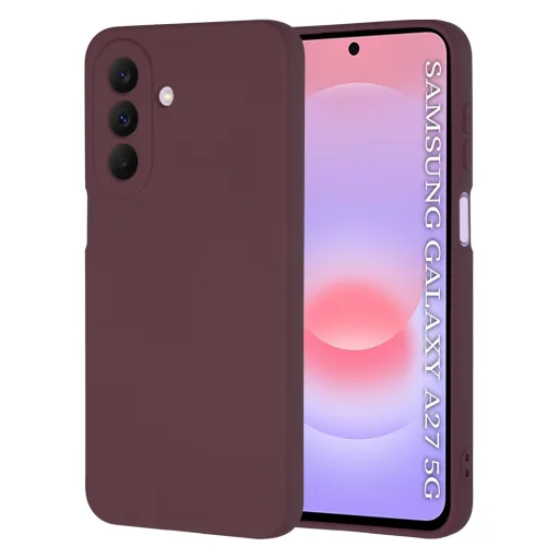Techsuit - SoftFlex - Samsung Galaxy A27 5G - slivkovo červené puzdro - 1