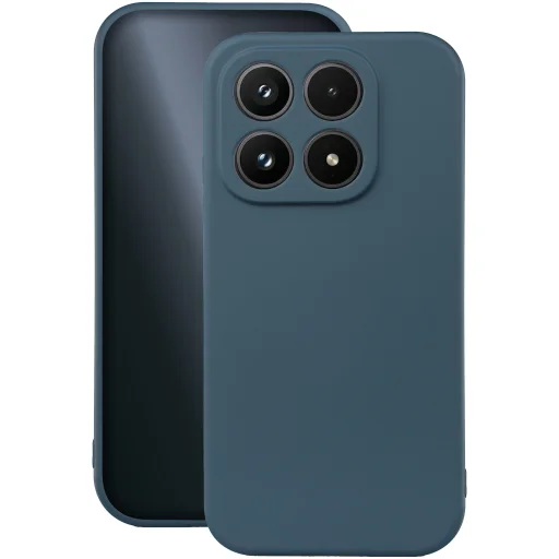 Xiaomi 17 tmavomodré silikónové puzdro - 1