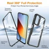 Techsuit - séria ColorVerse 360 + ochrana displeja - Xiaomi Redmi A7 Pro 4G - čierne puzdro thumbnail