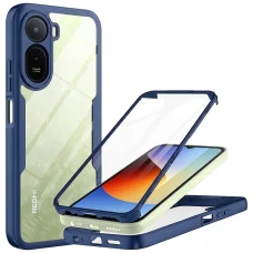 Xiaomi Redmi A7 Pro 4G modré puzdro Techsuit ColorVerse 360 Series + ochranné sklo