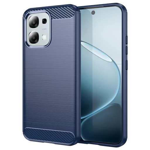 Oppo A6 Pro 4G / A6 Pro 5G Modré Techsuit - Carbon Silicone puzdro - 1
