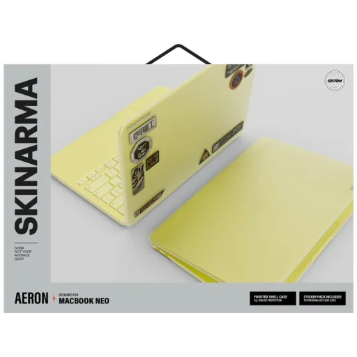 MacBook Neo 13" Skinarma Aeron védőtok átlátszó - 4