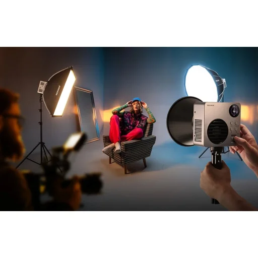 Neewer HB80C Mini RGB COB LED video svetlo - 5