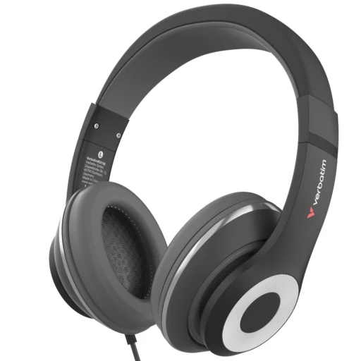 Verbatim TruSound USB-C čierne slúchadlá 30198 - 1