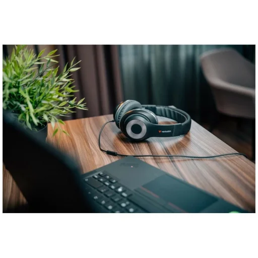 Verbatim TruSound USB-C čierne slúchadlá 30198 - 5