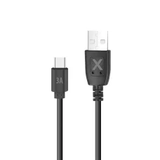 Maxlife USB-A - USB-C kábel 0,5 m 3A čierny