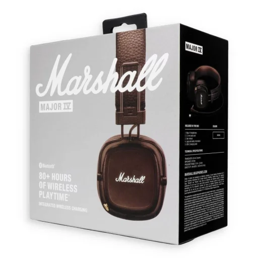 Marshall Major IV bluetooth slúchadlá, hnedé - 5