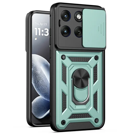 Techsuit - Séria CamShield - Motorola Edge 70 Fusion - Zelený kryt - 1