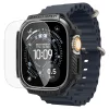 Apple Watch Ultra 1 / 2 / 3 (49 mm) Spigen Rugged Armor és edzett üvegfólia matt fekete tok thumbnail