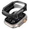 Apple Watch Ultra 1 / 2 / 3 (49 mm) Spigen Rugged Armor és edzett üvegfólia matt fekete tok thumbnail