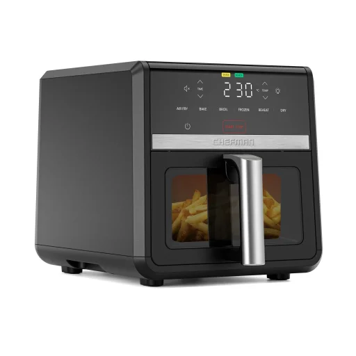 Chefman TurboFry Touch digitálna teplovzdušná fritéza XL 8,5 l DC motor s okienkom - 3