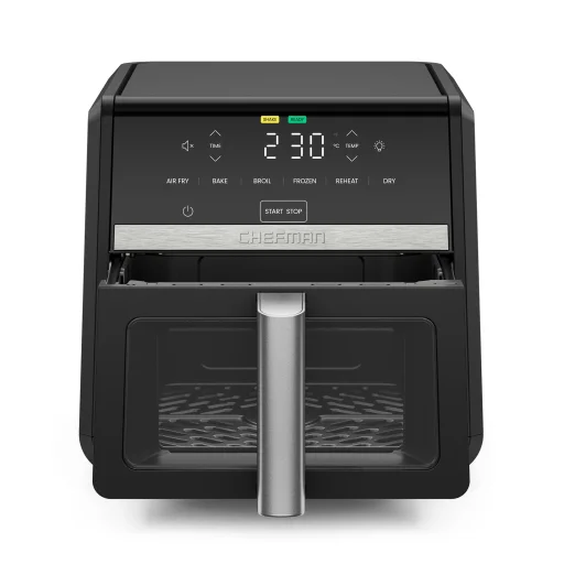 Chefman TurboFry Touch Digital Air Fryer XL 8.5L DC Motor Window - 7