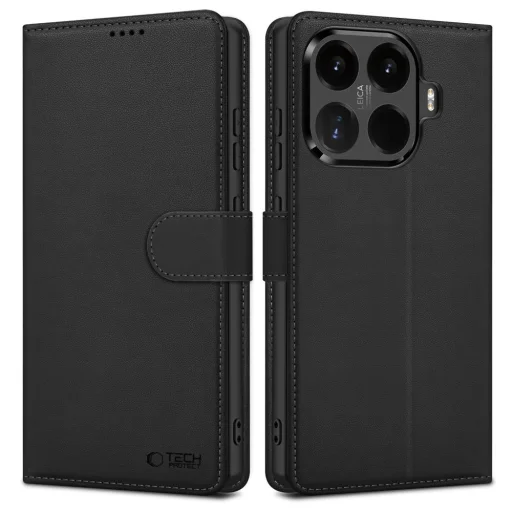 Xiaomi 17T Tech-Protect Wallet čierne puzdro - 1