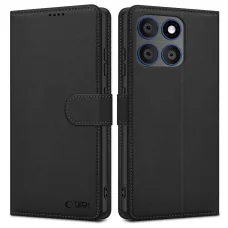 Motorola Edge 70 5G Tech-Protect Wallet fekete tok