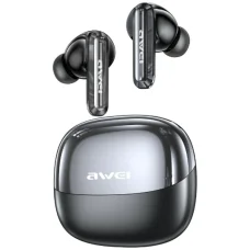 AWEI T229 ANC AI vezeték nélküli bluetooth fülhallgató töltődokkolóval sötétszürke