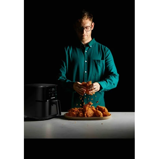 Chefman TurboFry Touch digitálna teplovzdušná fritéza 3,8 l – čierna - 2
