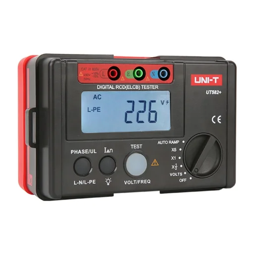 Uni-T UT582+ tester prúdových chráničov - 2
