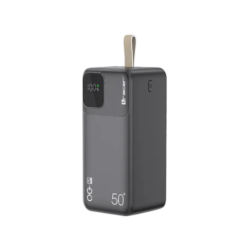 Tracer 47825 Prime-V5 50000mAh QC22.5W+PD20W Powerbank, fekete - 1