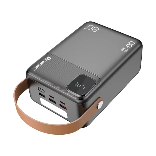 Tracer 47826 Prime-V8 80000mAh QC22.5W+PD20W Powerbanka, čierna - 2