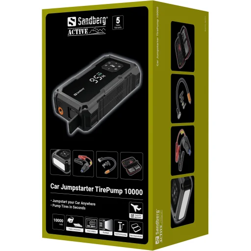 Sandberg 421-21 Autós indítósegéd és powerbank 10000 gumipumpával - 7