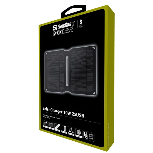 Sandberg 420-69 Solar Charger 10W 2xUSB solárna nabíjačka - 5