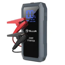 Tellur hordozható autós bikázó, 1500A, power bank, 16800 mAh, LED lámpa