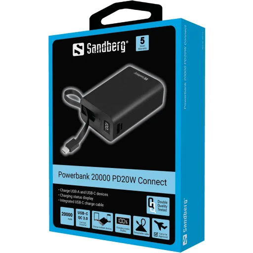 Sandberg 421-12 Powerbank 20000 PD20W Connect - 4