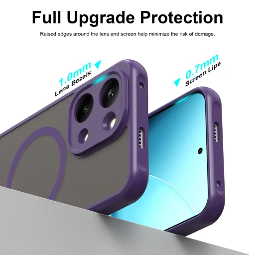 Xiaomi Poco X8 Pro Max fialové puzdro Techsuit HaloFrost II MagSafe - 5