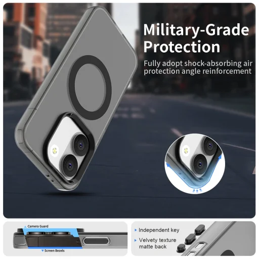 Xiaomi Poco X8 Pro čierne Techsuit CandyCase MagSafe puzdro - 3