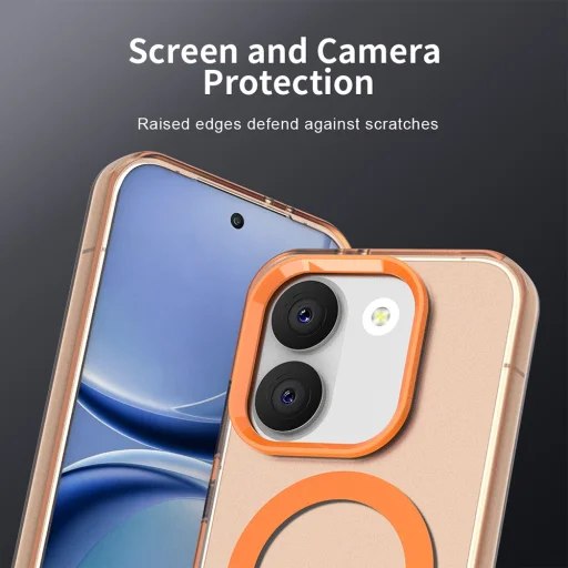 Xiaomi Poco X8 Pro Narancssárga Techsuit CandyCase MagSafe tok - 4