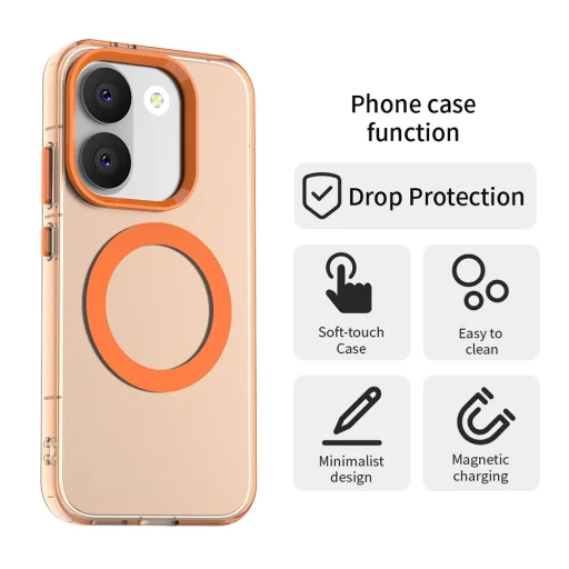 Xiaomi Poco X8 Pro oranžové puzdro Techsuit CandyCase MagSafe - 2