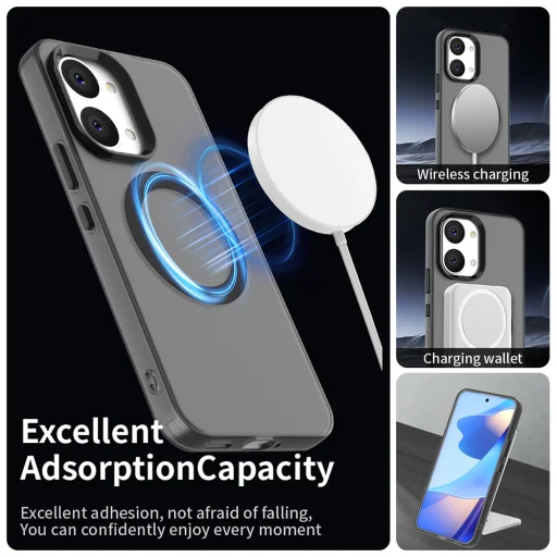 Puzdro Techsuit CandyCase MagSafe pre Xiaomi Poco X8 Pro Max čierne - 4